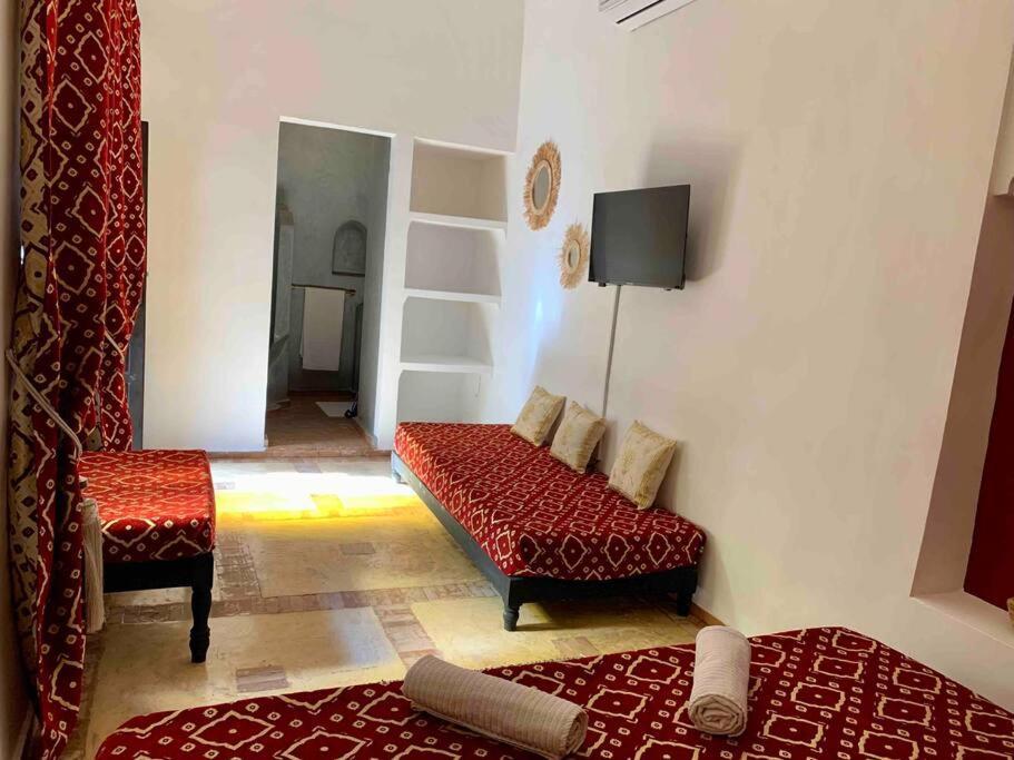 Riad Darna 4 Chambres Avec Piscine Et Petit Dejeuner Marrakesh Exterior foto
