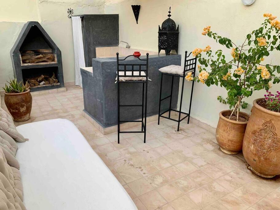 Riad Darna 4 Chambres Avec Piscine Et Petit Dejeuner Marrakesh Exterior foto