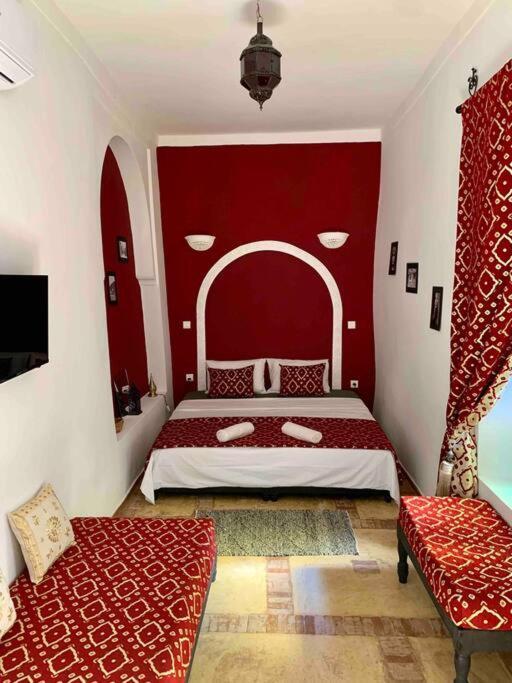 Riad Darna 4 Chambres Avec Piscine Et Petit Dejeuner Marrakesh Exterior foto