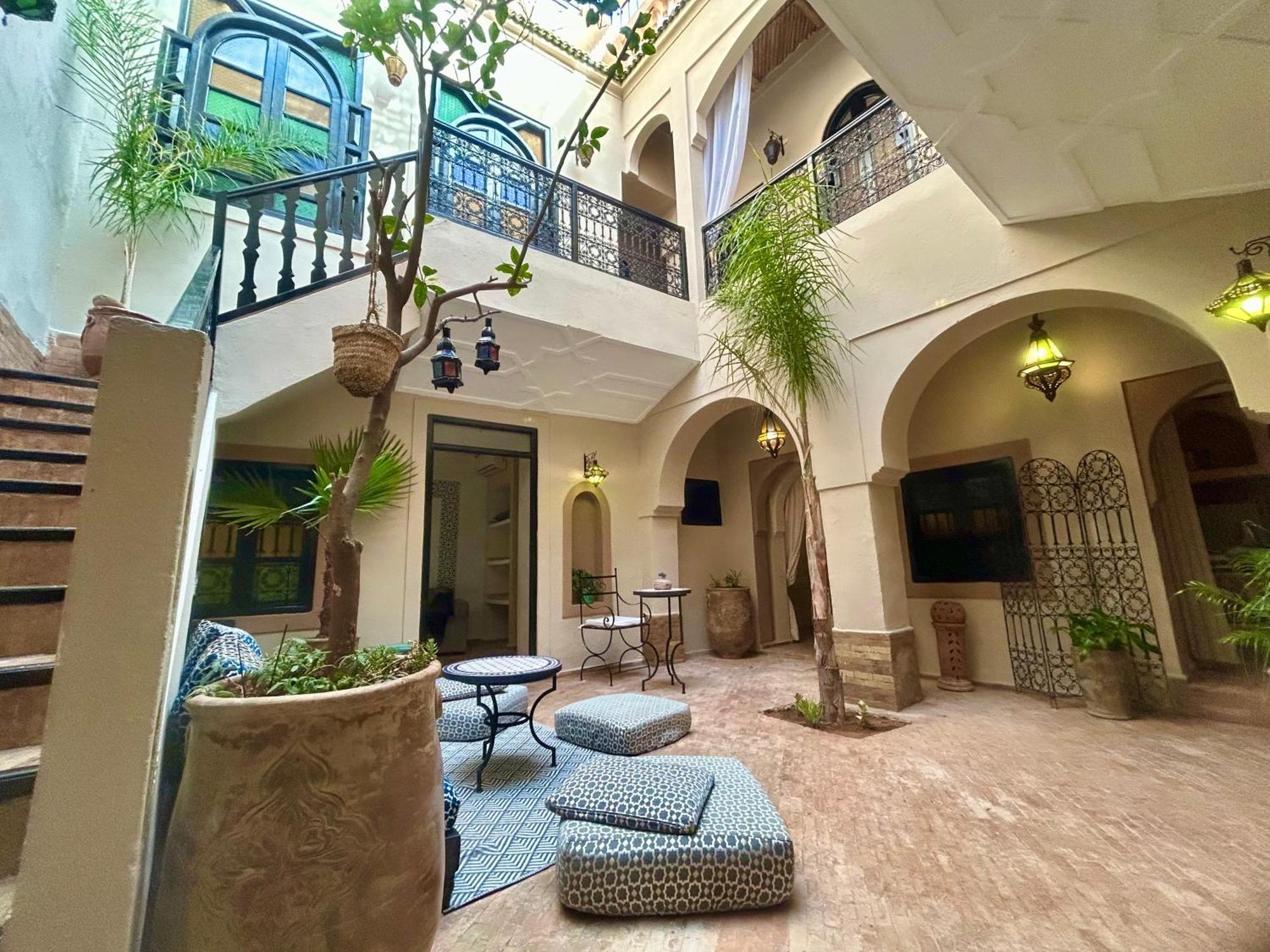 Riad Darna 4 Chambres Avec Piscine Et Petit Dejeuner Marrakesh Exterior foto
